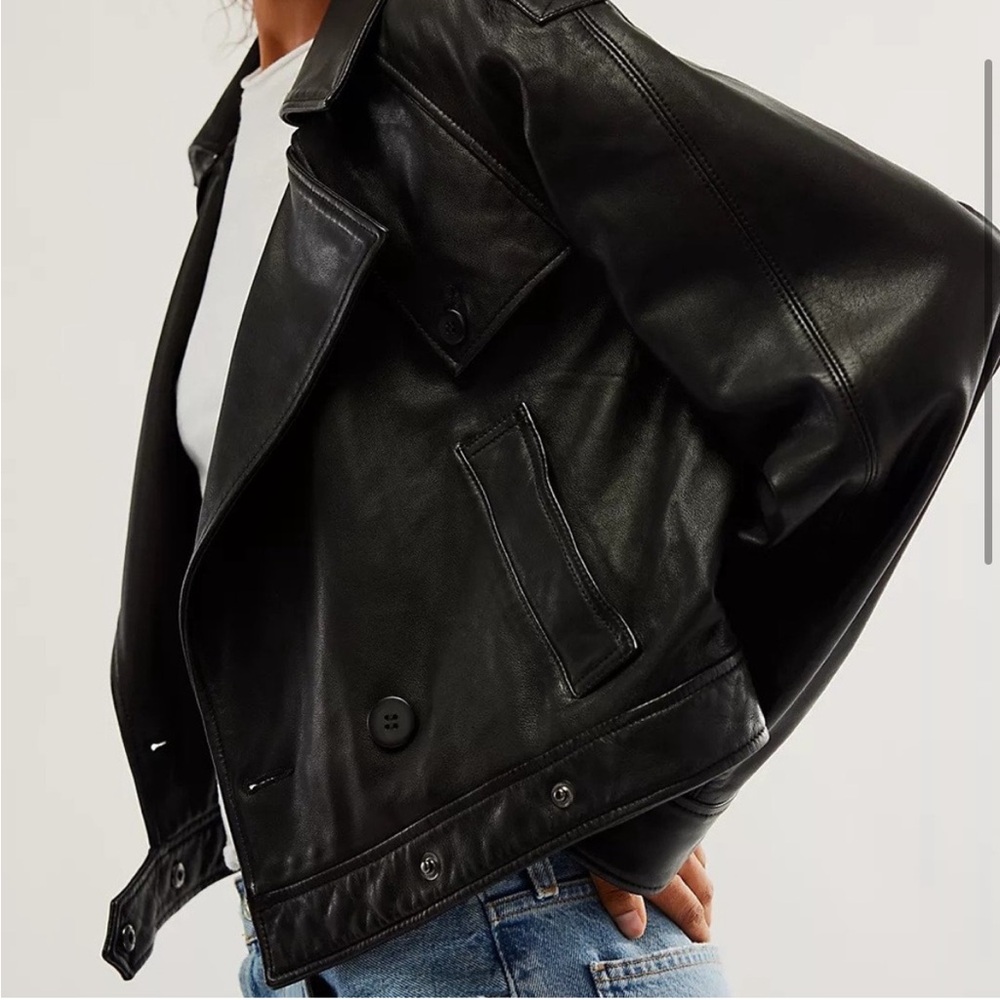 Free People "Modern Chemistry" Leather Jacket